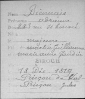 1819 Adrienne Biennais-Jules PdeValpincon marriage St&nbsp;Roch